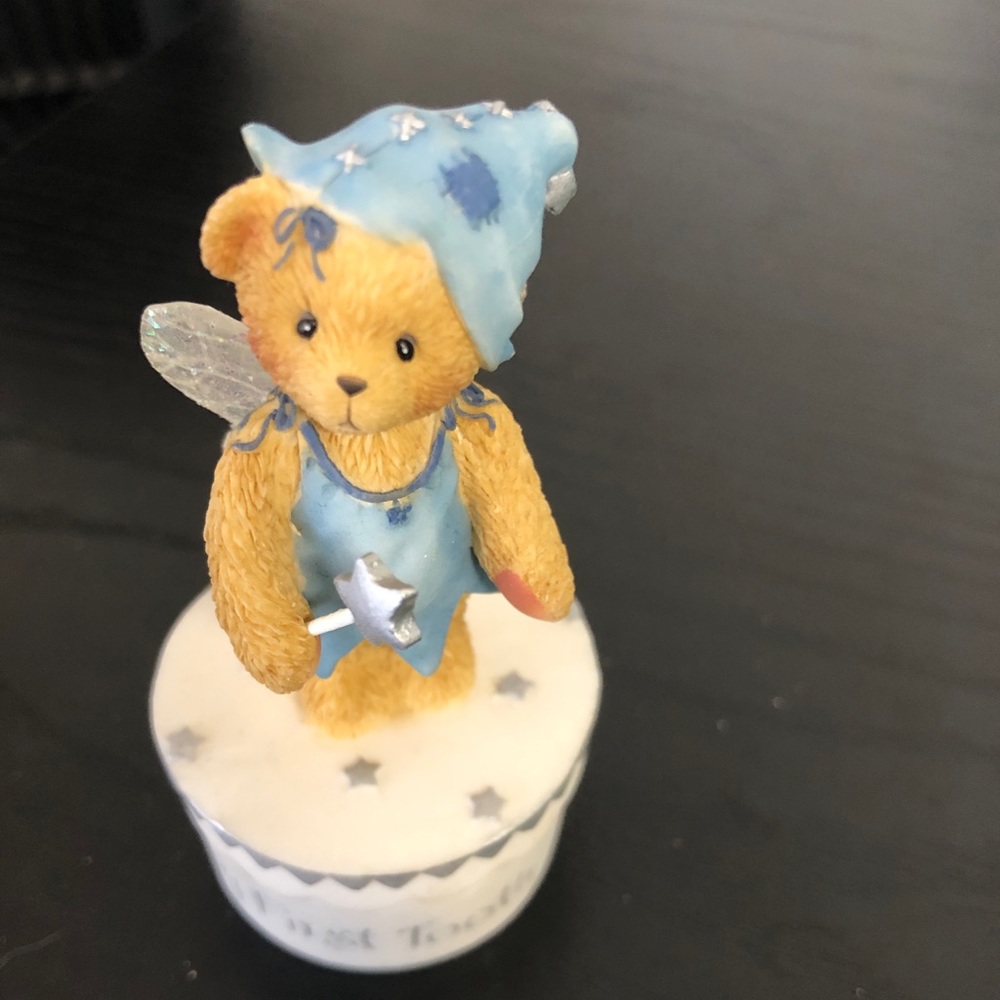 Cherished Teddies “first tooth” trinket box! Sweet!!